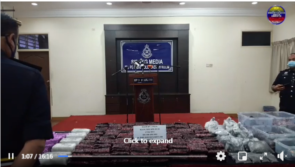 Rakaman Sidang Media Pengarah Jsjn Polis Rampas Hampir 70 Kg Dadah Bernilai Rm3 67 Juta