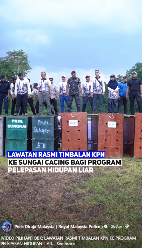 Video Pilihan Obk Lawatan Rasmi Timbalan Kpn Ke Program Pelepasan Hidupan Liar