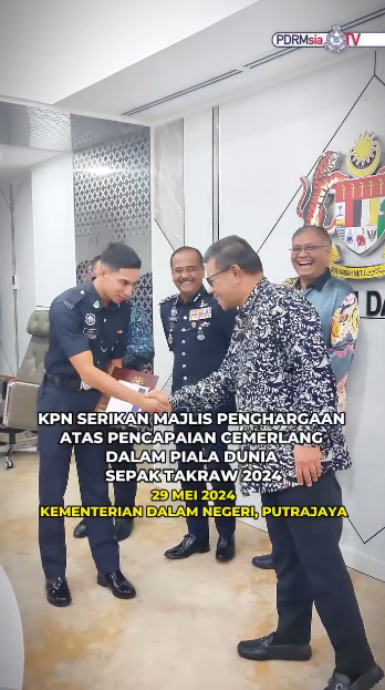 Video Pilihan Kpn Serikan Majlis Penghargaan Buat Atlet Pdrm Cemerlang Dalam Piala Dunia Sepak Takraw 2024