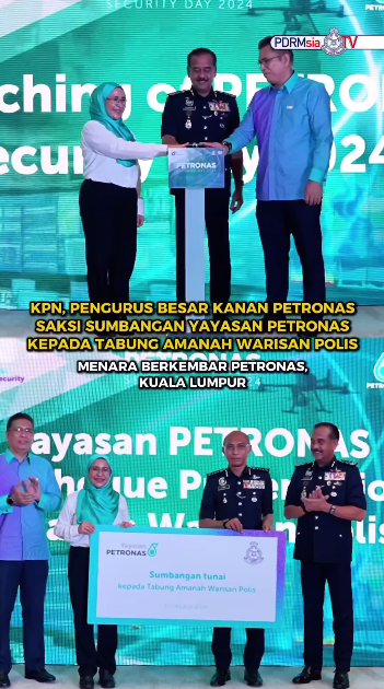 Video Pilihan Kpn Pengurus Besar Kanan Petronas Saksi Sumbangan Yayasan Petronas Kepada Tabung Amanah Warisan Polis