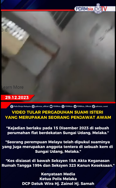 Video Tular Pergaduhan Suami Isteri Yang Merupakan Seorang Penjawat Awam
