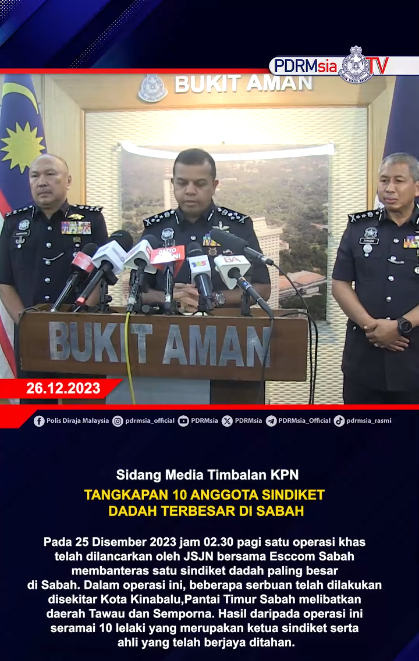 Video Pilihan Tangkapan 10 Anggota Sindiket Dadah Terbesar Di Sabah
