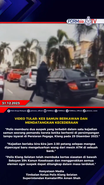 Video Tular Kes Samun Berkawan Dan Mendatangkan Kecederaan