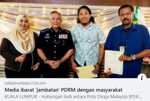 Artikel Pilihan Media Ibarat Jambatan Pdrm Dengan Masyarakat
