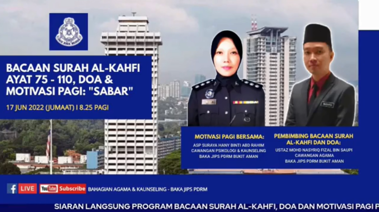 [LIVE] PROGRAM BACAAN SURAH AL-KAHFI, DOA DAN MOTIVASI PAGI