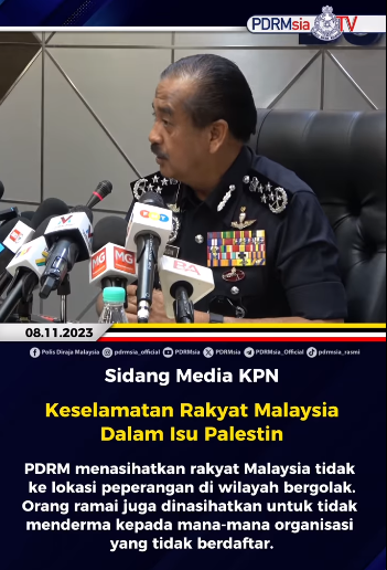 Video Pilihan Keselamatan Rakyat Malaysia Dalam Isu Palestin
