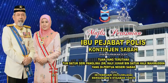 Live Majlis Perasmian Ibu Pejabat Polis Kontinjen Sabah