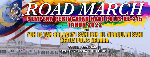 Live Hari Polis Ke 215 Program Road March 2022 Sumber Jabatan Siasatan Dan Penguatkuasaan Trafik Pdrm