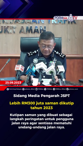Video Pilihan Lebih Rm300 Juta Saman Dikutip Tahun 2023
