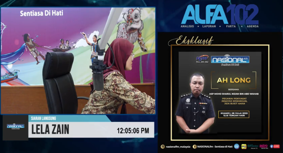 Besmartstayalert Letsfightscammertogether Live Segmen Eksklusif Di Nasional Fm Ah Long