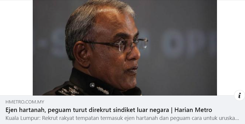 Besmartstayalert Letsfightscammertogether Artikel Pilihan Scam Alert Ejen Hartanah Peguam Turut Direkrut Sindiket Luar Negara Pengarah Jsjk