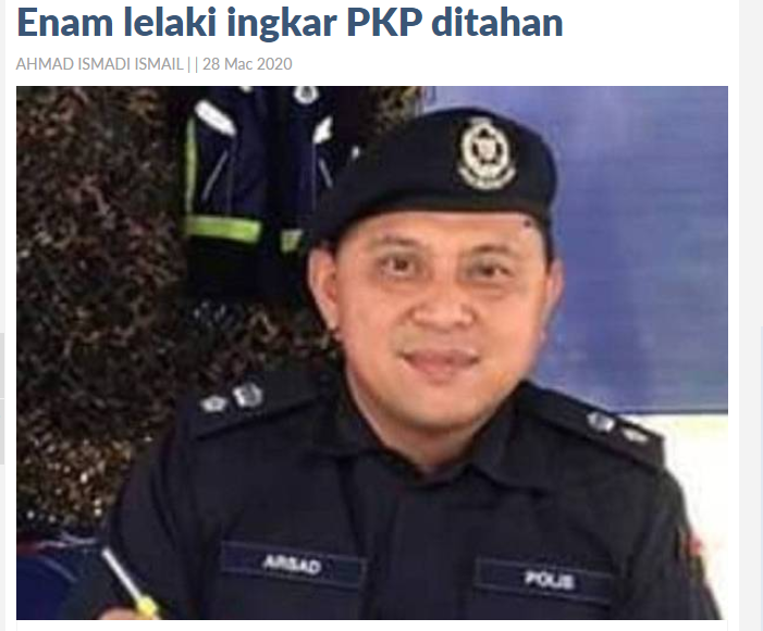 Covid 19 Artikel Pilihan Enam Lelaki Ingkar Pkp Ditahan