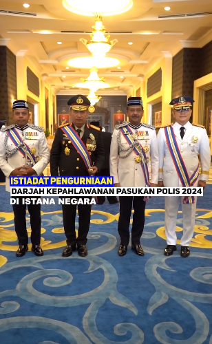 Video Pilihan Kdymm Seri Paduka Baginda Yang Di Pertuan Agong Kurnia Darjah Kebesaran Dan Pingat Kepada Warga Pdrm 301024