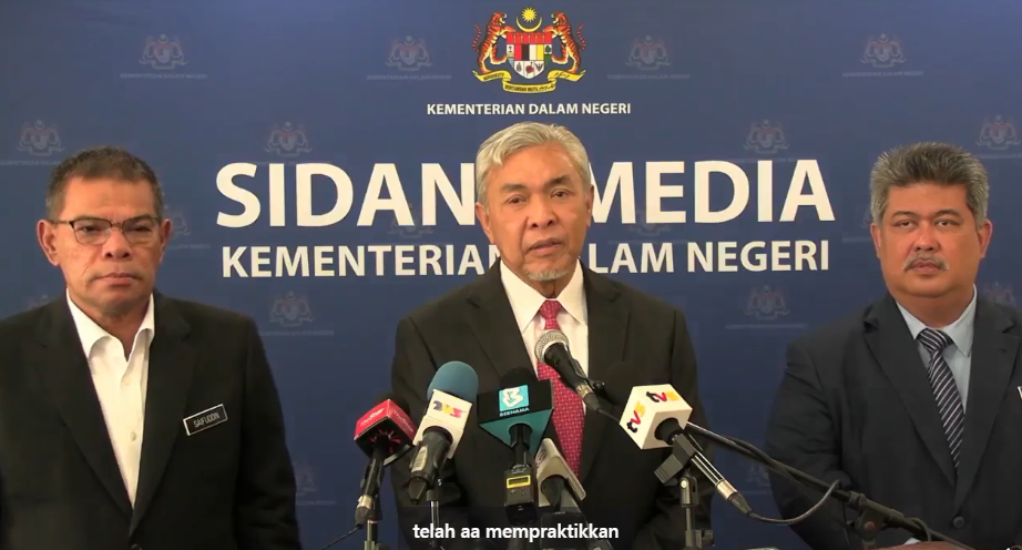 Langsung Sidang Media Yab Dato Seri Dr Zahid Bin Hamidi Timbalan Perdana Menteri Sempena Mesyuarat Jawatankuasa Kabinet Membanteras Dadah 26 Mac 2024