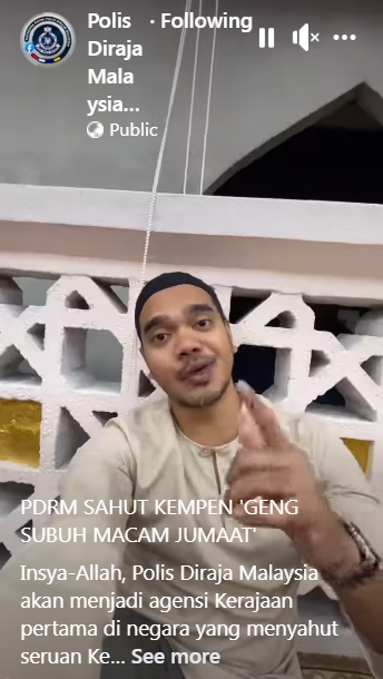 Pdrm Sahut Kempen Geng Subuh Macam Jumaat