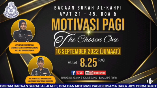 [LIVE] PROGRAM BACAAN SURAH AL-KAHFI, DOA DAN MOTIVASI PAGI