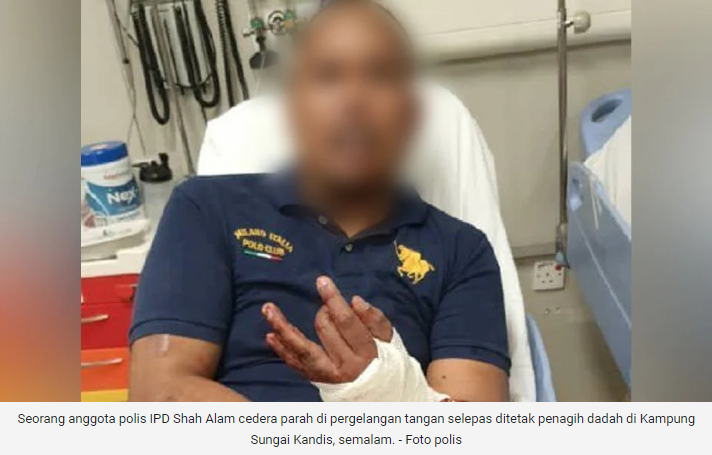 Artikel Pilihan Dua Polis Cedera Ditetak Penagih Dadah