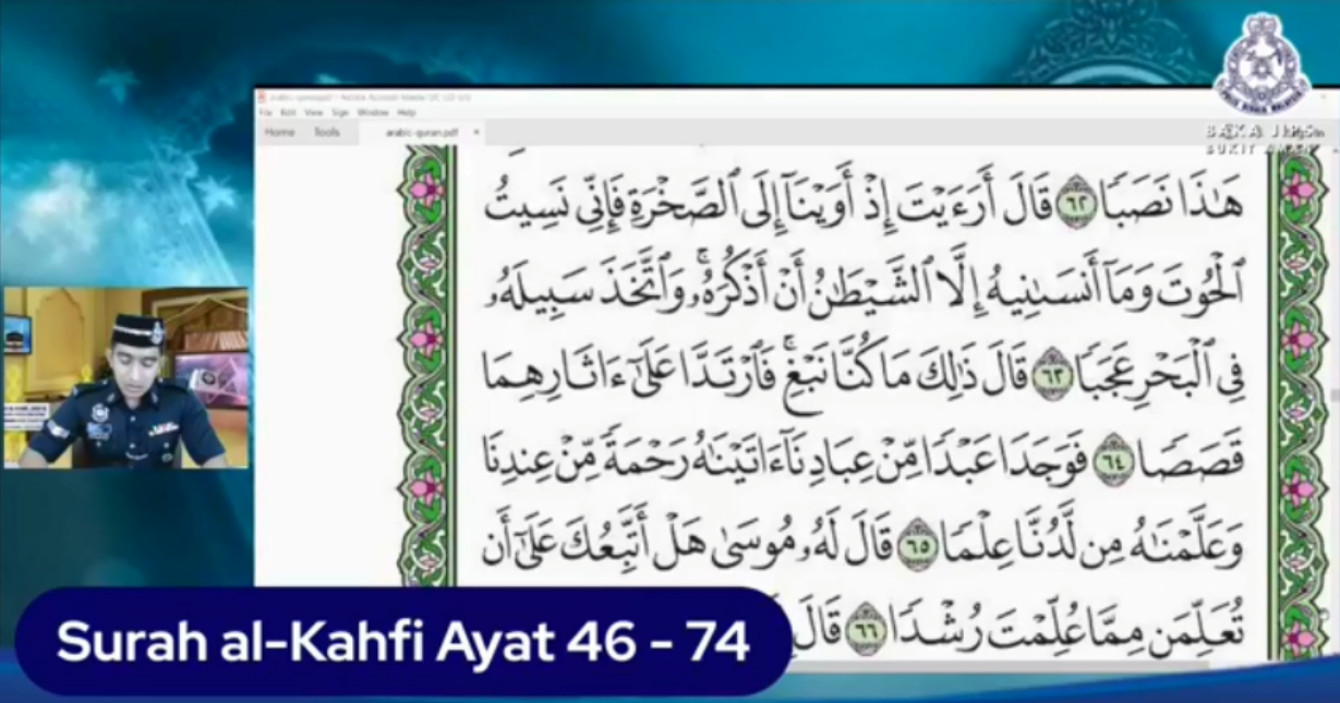 Live Program Bacaan Surah Al Kahfi Doa Dan Tazkirah Pagi