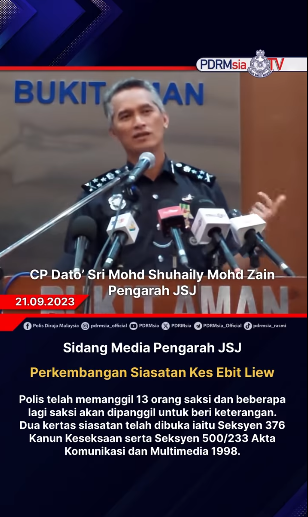 Video Pilihan Perkembangan Siasatan Kes Ebit Liew