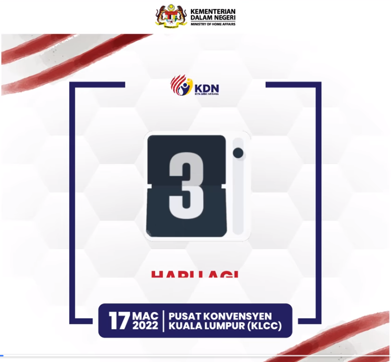 Hebahan Countdown Kempen Kita Demi Negara 2 Hari Lagi