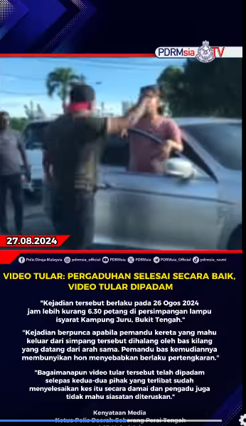Video Tular Pergaduhan Selesai Secara Baik Video Tular Dipadam