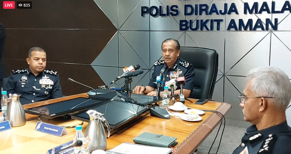 LIVE: SIDANG MEDIA KETUA POLIS NEGARA