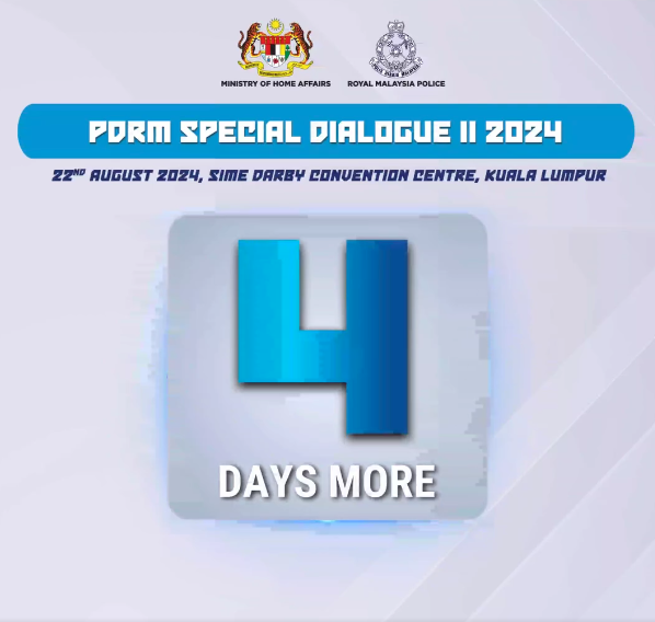 Hebahan Countdown Pdrm Special Dialogue Ii 2024 4 Hari Lagi