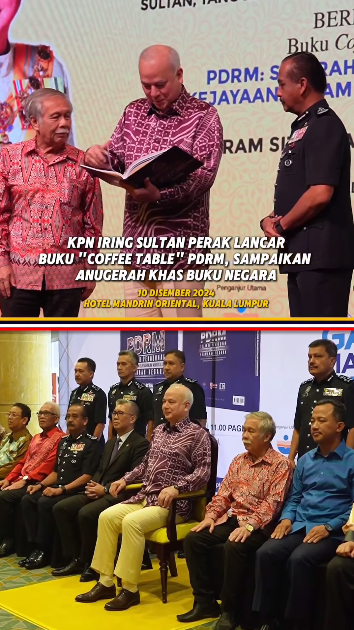 Video Pilihan Kpn Iring Sultan Perak Lancar Buku Coffee Table Pdrm Sampaikan Anugerah Khas Buku Negara