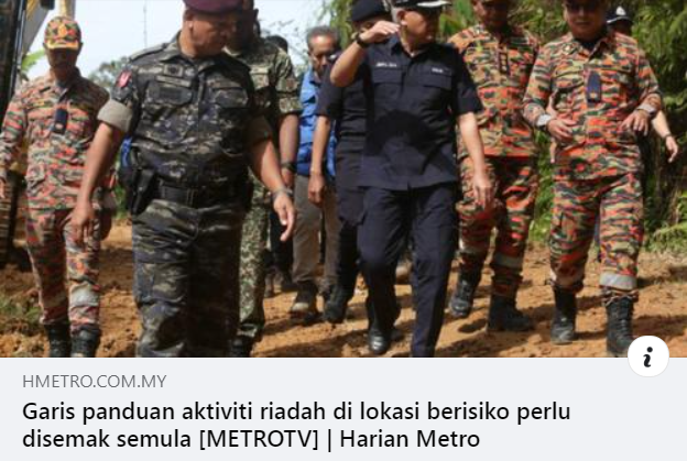 Artikel Pilihan Garis Panduan Aktiviti Riadah Di Lokasi Berisiko Perlu Disemak Semula Kpn