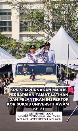Video Pilihan Kpn Sempurnakan Majlis Perbarisan Tamat Latihan Dan Pelantikan Inspektor Kor Suksis Ua Ke 21
