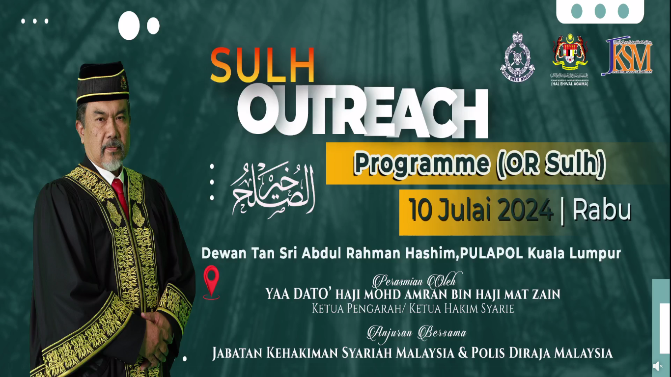 Live Majlis Perasmian Sulh Outreach Programme Tahun 2024