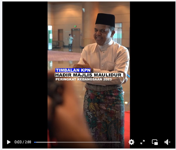 280923 Video Pilihan Timbalan Kpn Hadir Majlis Maulidur Peringkat Kebangsaan 2023