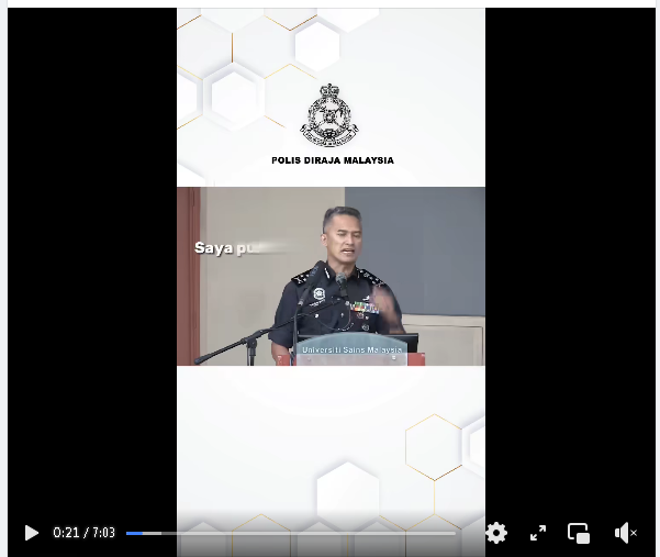 Video Pilihan Amanat Pengarah Jsj