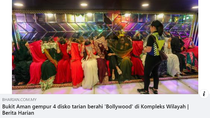Artikel Pilihan Bukit Aman Gempur Empat Disko Tarian Berahi Bollywood Di Kompleks Wilayah
