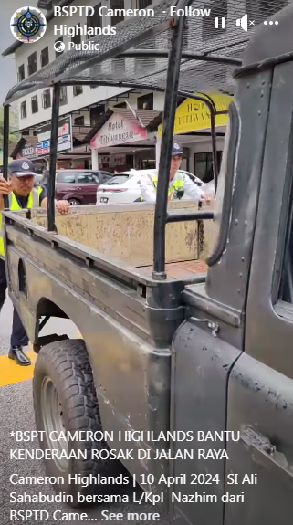 Biarjasajadikenangan Video Pilihan Op Selamat 22 Anggota Trafik Cameron Highland Bantu Alih Kenderaan Rosak