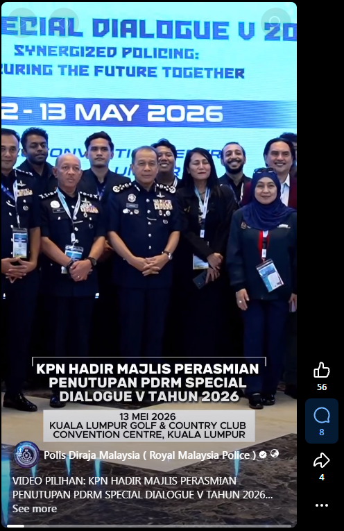 Video Pilihan Kpn Hadir Majlis Perasmian Penutupan Pdrm Special Dialogue V Tahun 2026
