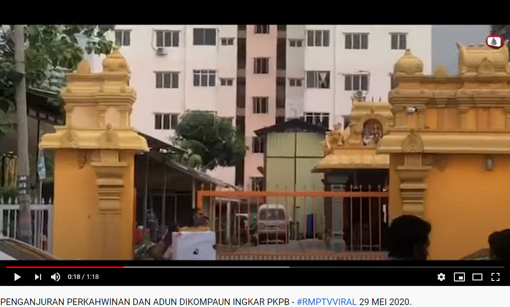 Pkpb Covid 19 Video Pilihan Penganjuran Perkahwinan Dan Adun Dikompaun Ingkar Pkpb