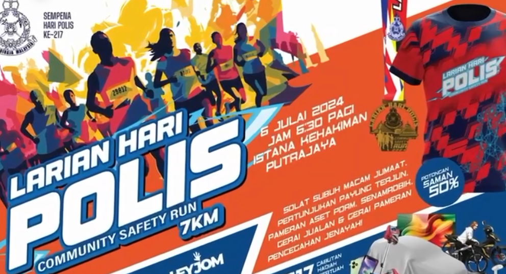 Video Pilihan Hebahan Larian Hari Polis Community Safety Run 7km