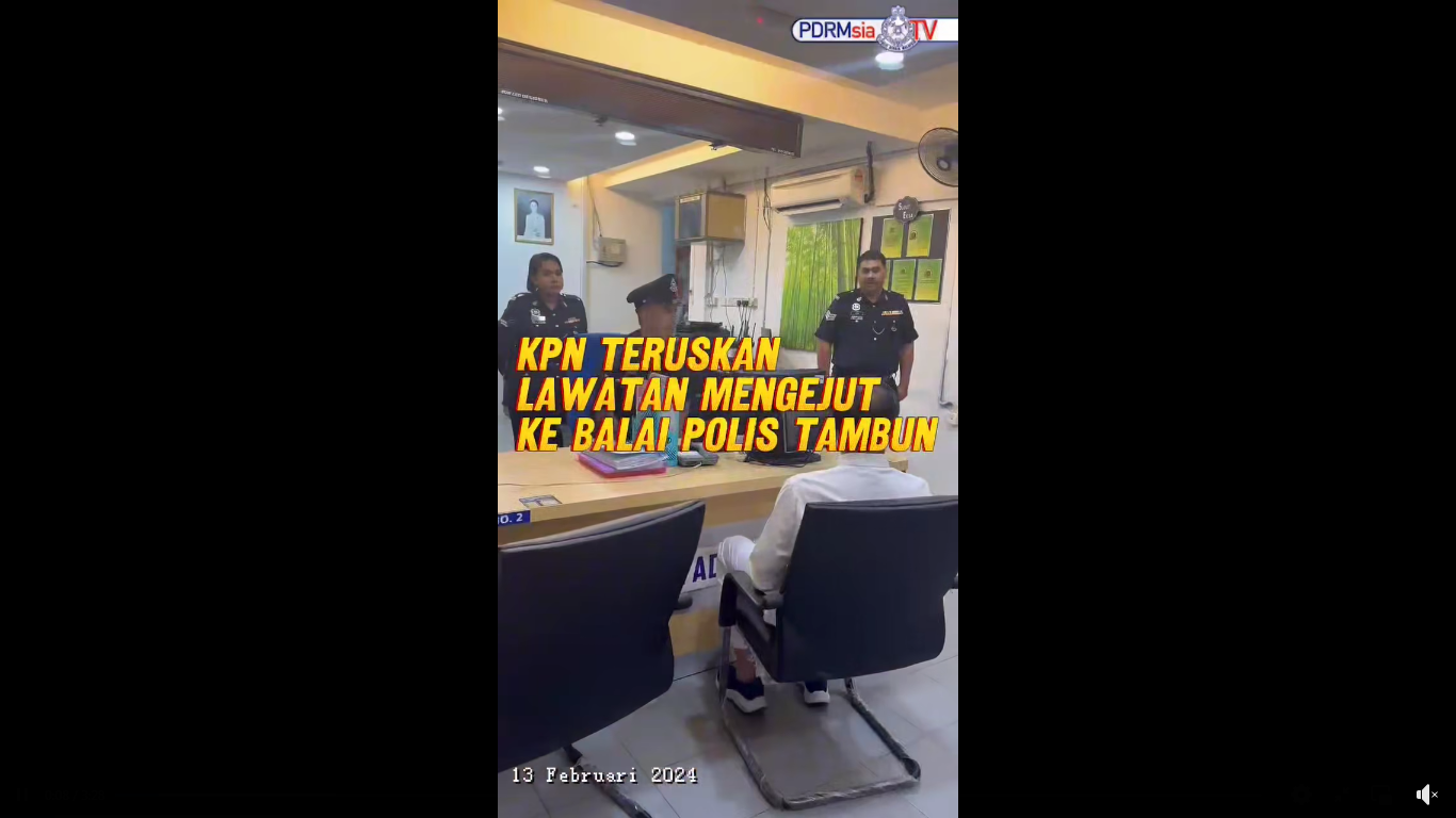 Video Pilihan Kpn Teruskan Lawatan Mengejut Ke Balai Polis Tambun
