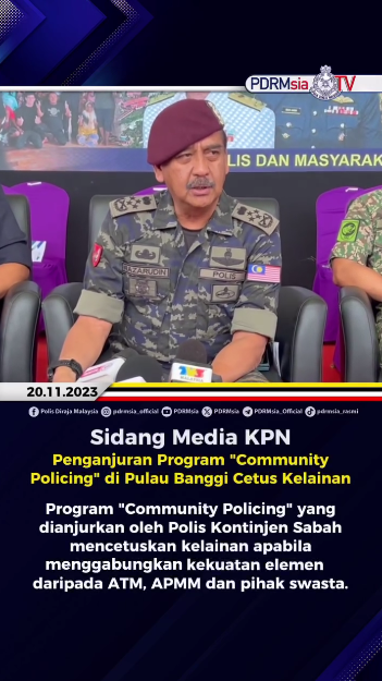 Video Pilihan Penganjuran Program Community Policing Di Pulau Banggi Cetus Kelainan