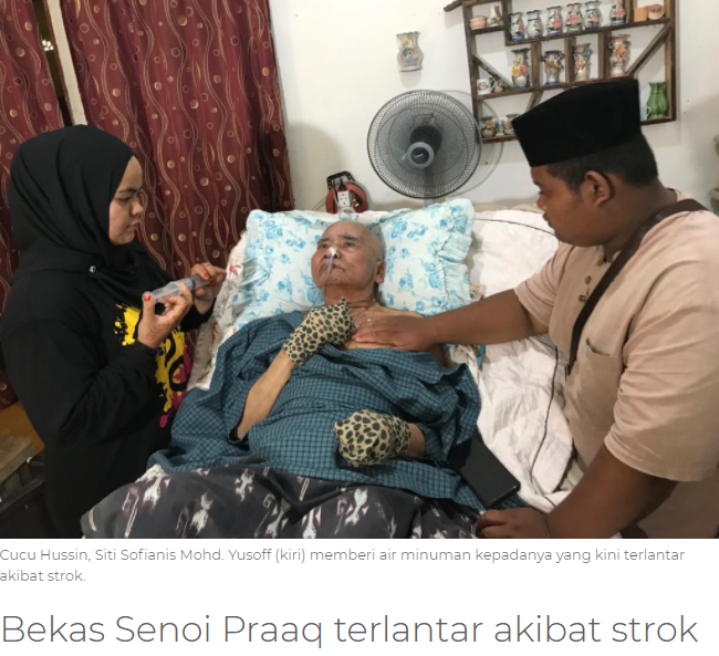 Artikel Pilihan Bekas Senoi Praaq Terlantar Akibat Strok