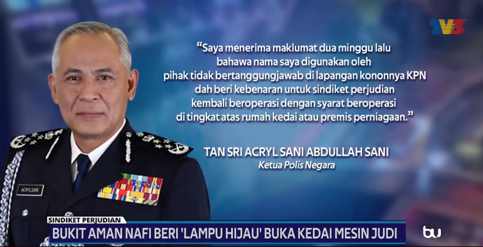 Video Pilihan Tiada Lampu Hijau Untuk Sindiket Judi Beroperasi Pdrm Akan Perangi Habis Habisan