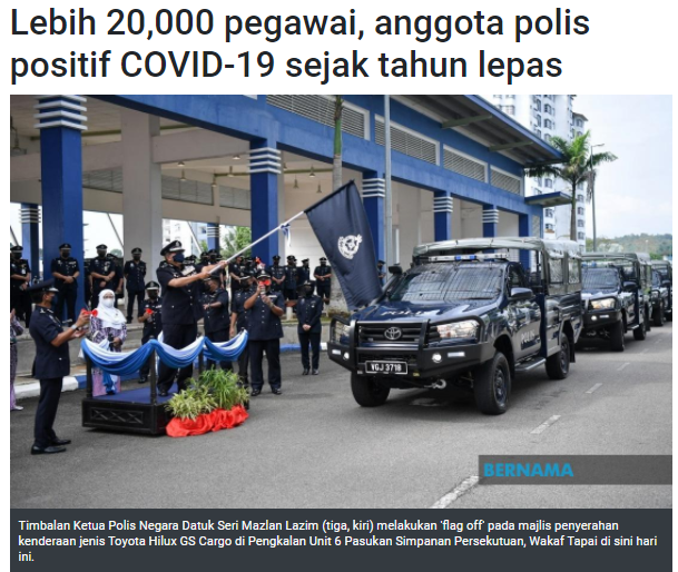 Ppn Covid 19 Artikel Pilihan Lebih 20 000 Pegawai Anggota Pdrm Positif Covid 19 Sejak Tahun Lepas Timbalan Kpn