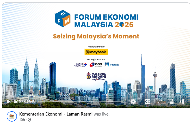 Live Forum Ekonomi Malaysia 2025