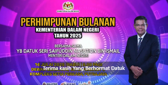 Live Perhimpunan Bulanan Kdn