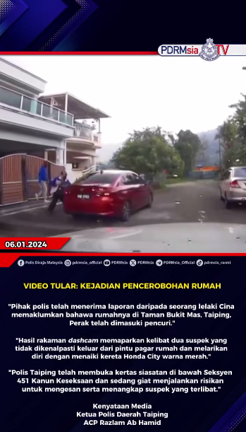 Video Tular Kejadian Pencerobohan Rumah