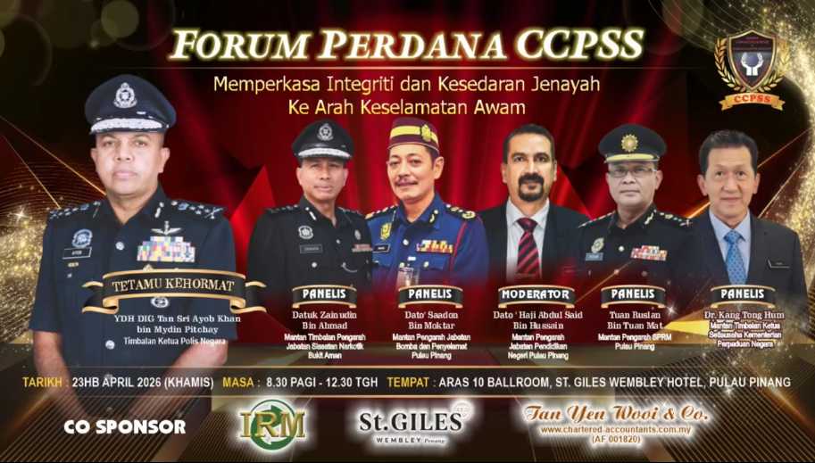 Live Perasmian Forum Perdana Ccpss