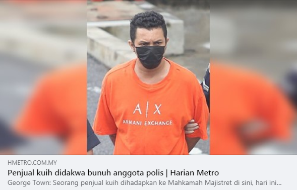 Update Artikel Pilihan Penjual Kuih Didakwa Bunuh Allahyarham Konstabel Muhammad Iqbal