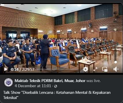 Live Majlis Sambutan Sempena Jubli Perak Maktab Teknik Pdrm 04122025