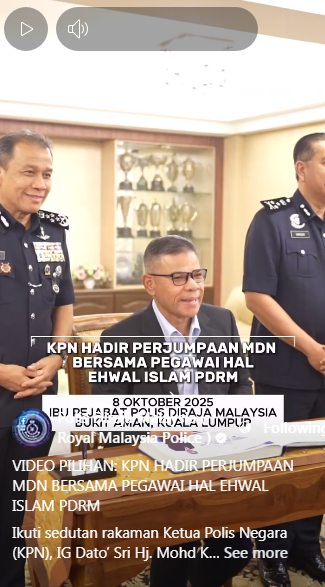 Video Pilihan Kpn Hadir Perjumpaan Mdn Bersama Pegawai Hal Ehwal Islam Pdrm